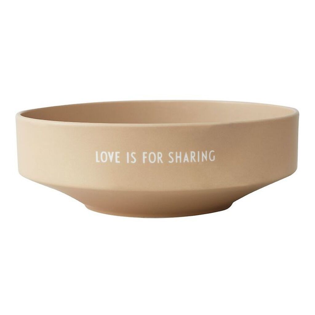 Design Letters Skål - Large - Favourite - Beige