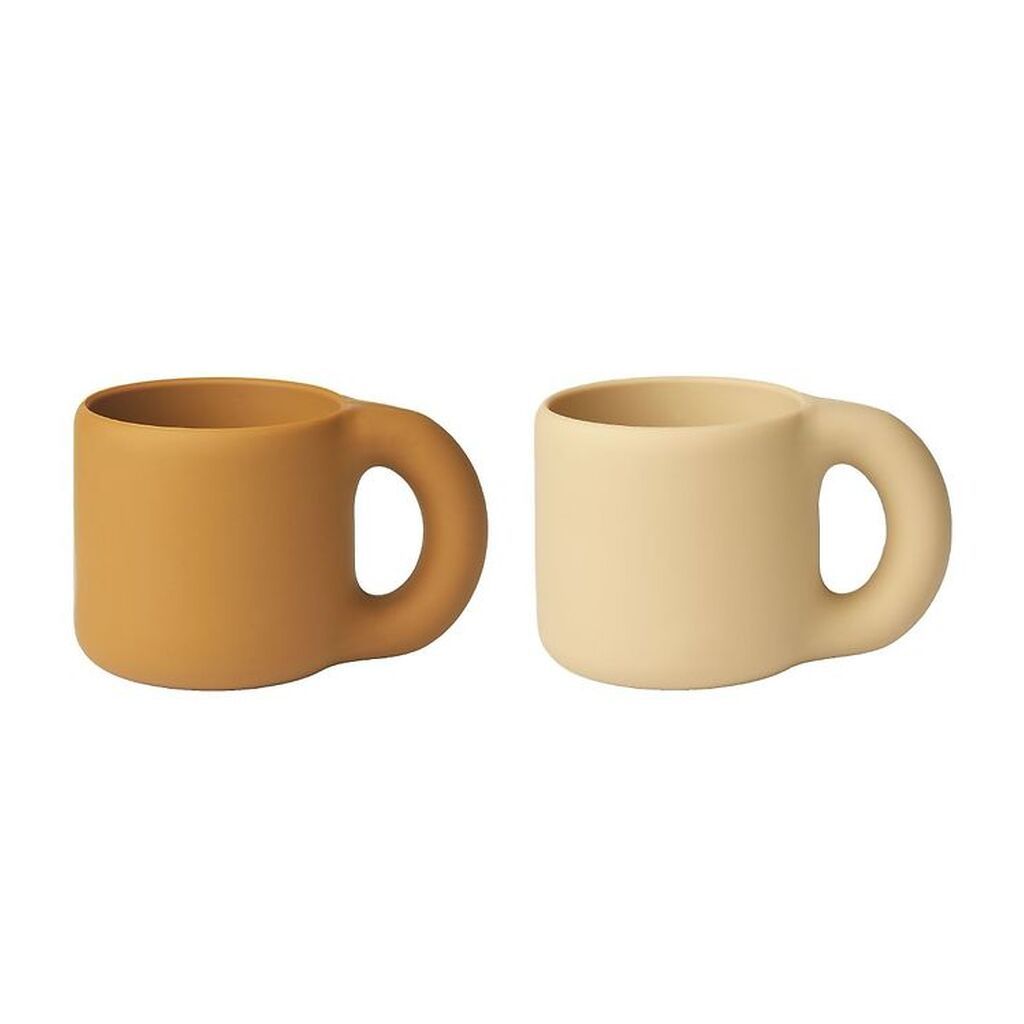 Liewood Kopper - 2-pak - Silikone - Kylie - Golden Caramel/Safar