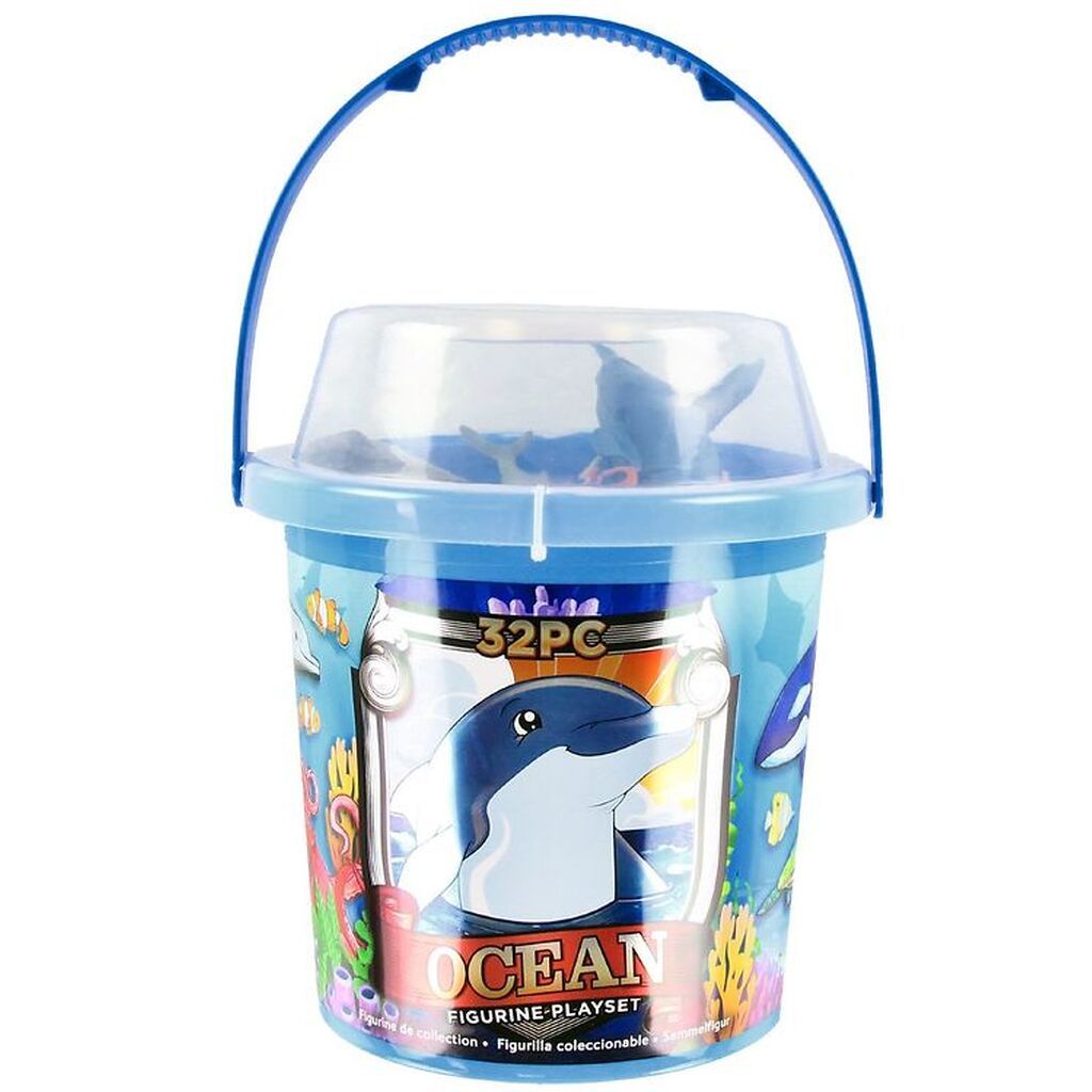 Wild Republic Spand m. Dyr - 32 stk. - Havets Dyr