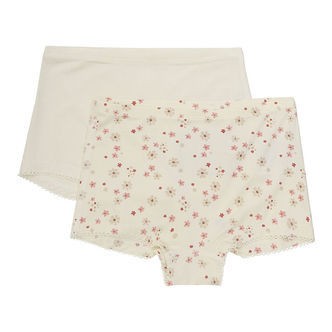 Minymo Hipsters - 2-pak - Viskose - Dusty Ceder