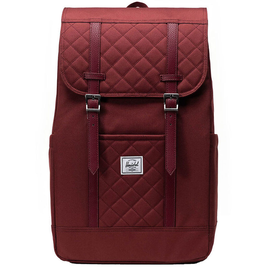 Herschel Rygsæk - Retreat - Oxblood Red Quilted