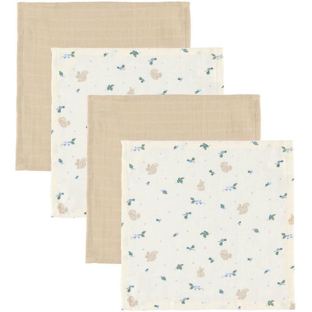 Cam Cam Vaskeklud - 4-pak - Blueberries