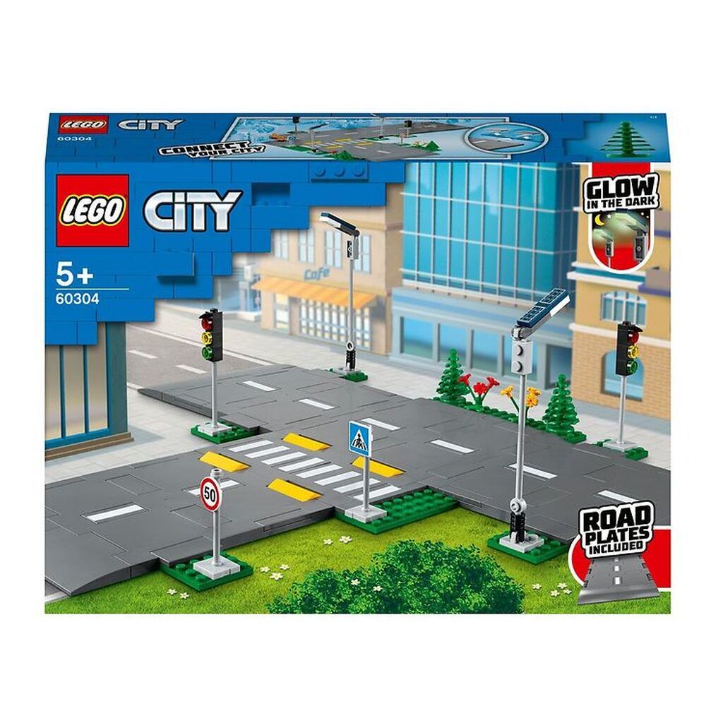 LEGOÂ® City - Vejplader 60304 - 112 Dele