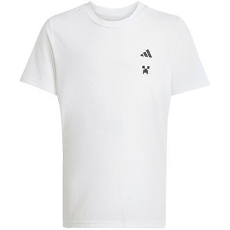adidas Performance T-shirt - Minecraft - Hvid m. Print