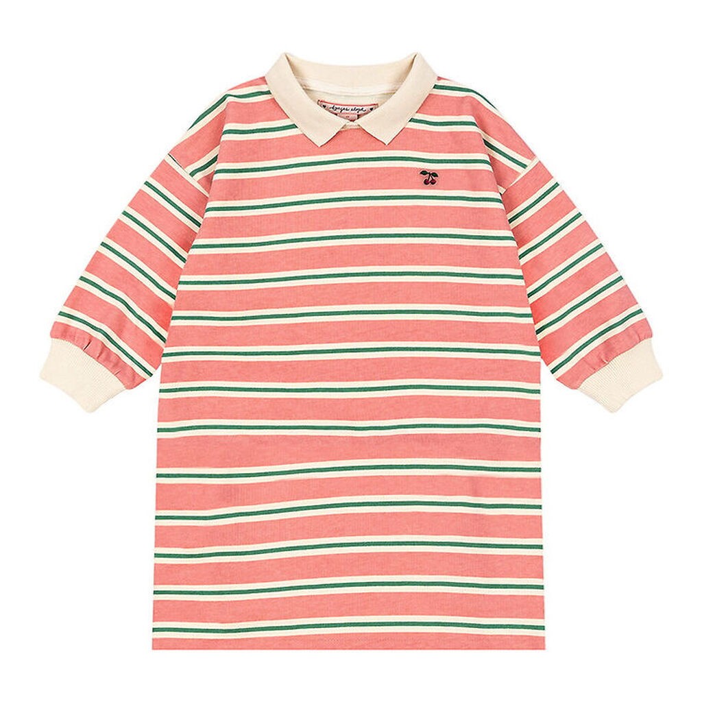 Konges Sløjd Sweatkjole - Spotty - Blush Bound Stripe