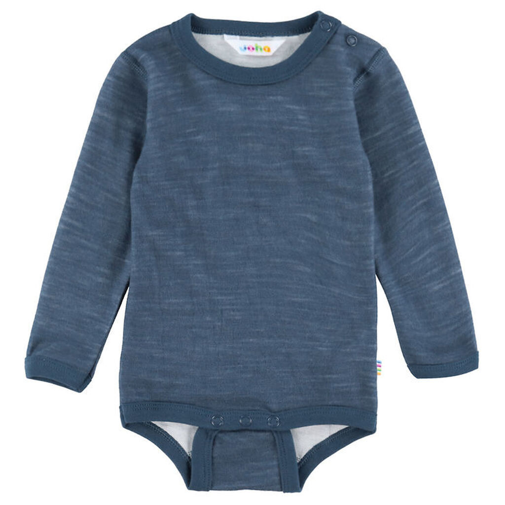 Joha Body l/æ - Uld/Bambus - Dark Denim