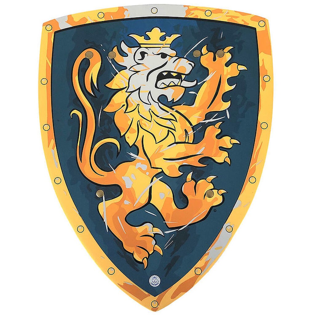 Liontouch Udklædning - Noble Knight-Skjold - Blå