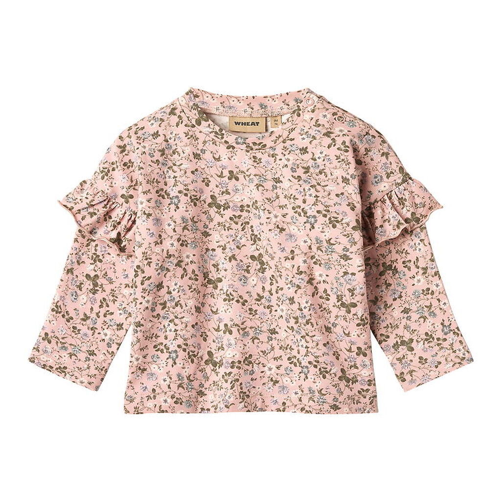 Wheat Bluse - Belinda - Rose Powder Flowers