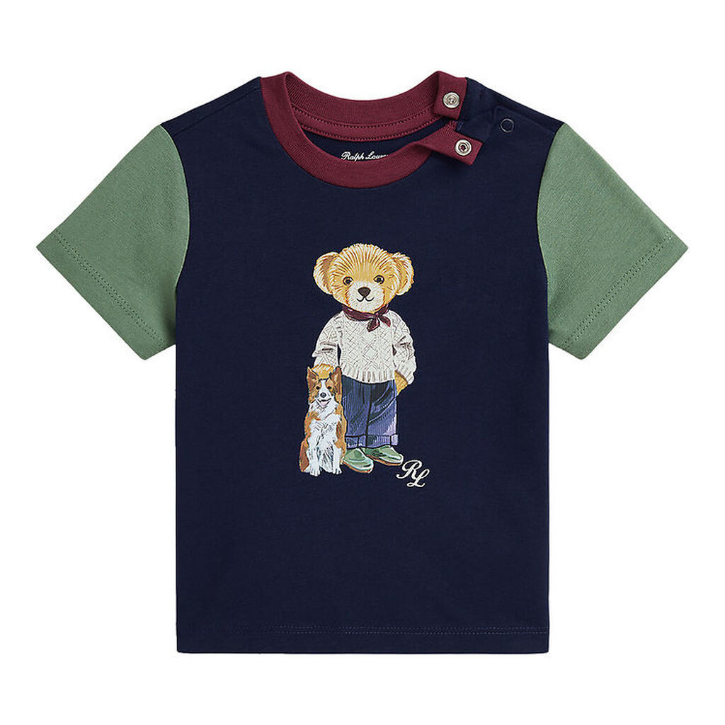 Polo Ralph Lauren T-shirt - Navy m. Bamse