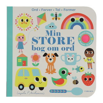 Forlaget Carlsen Billedbog m. Flapper - Min Store Bog om Ord - D