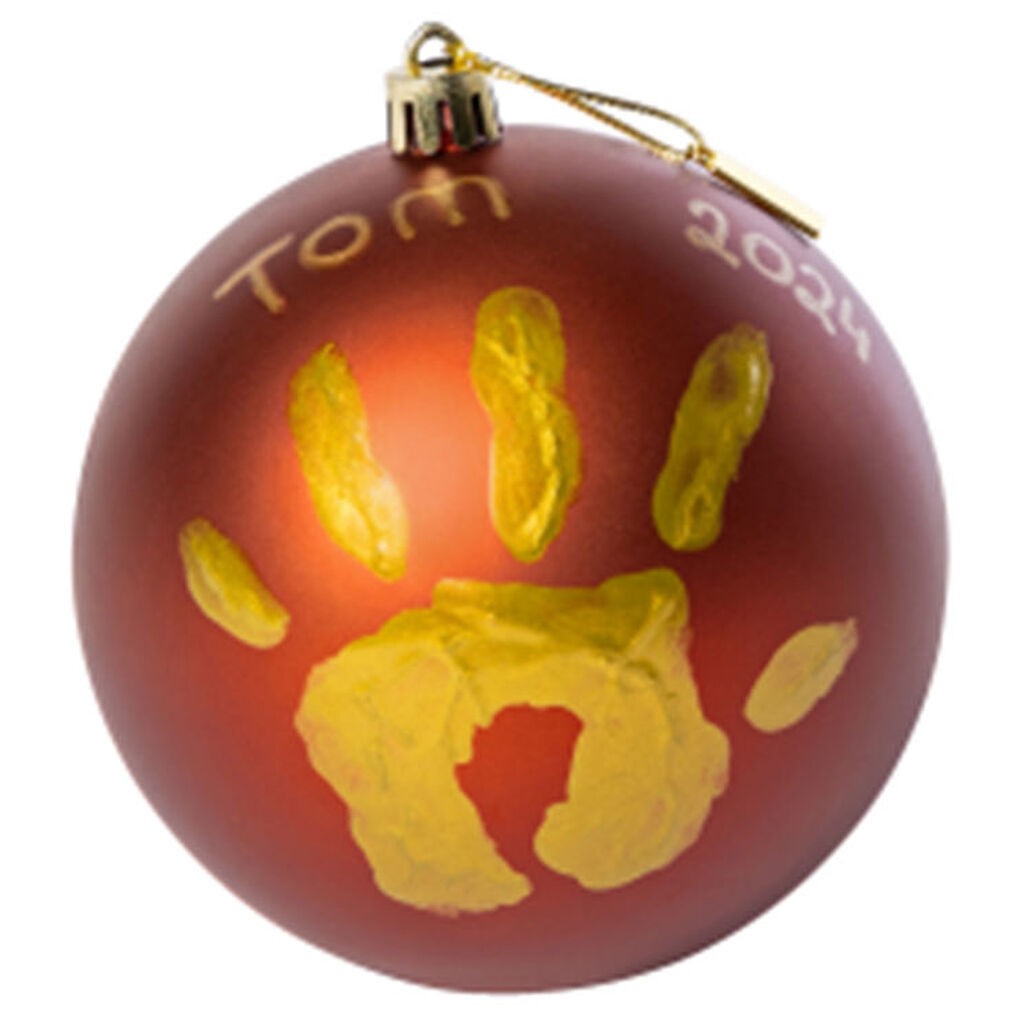 Tiny Love Julekugle - DIY - Rød