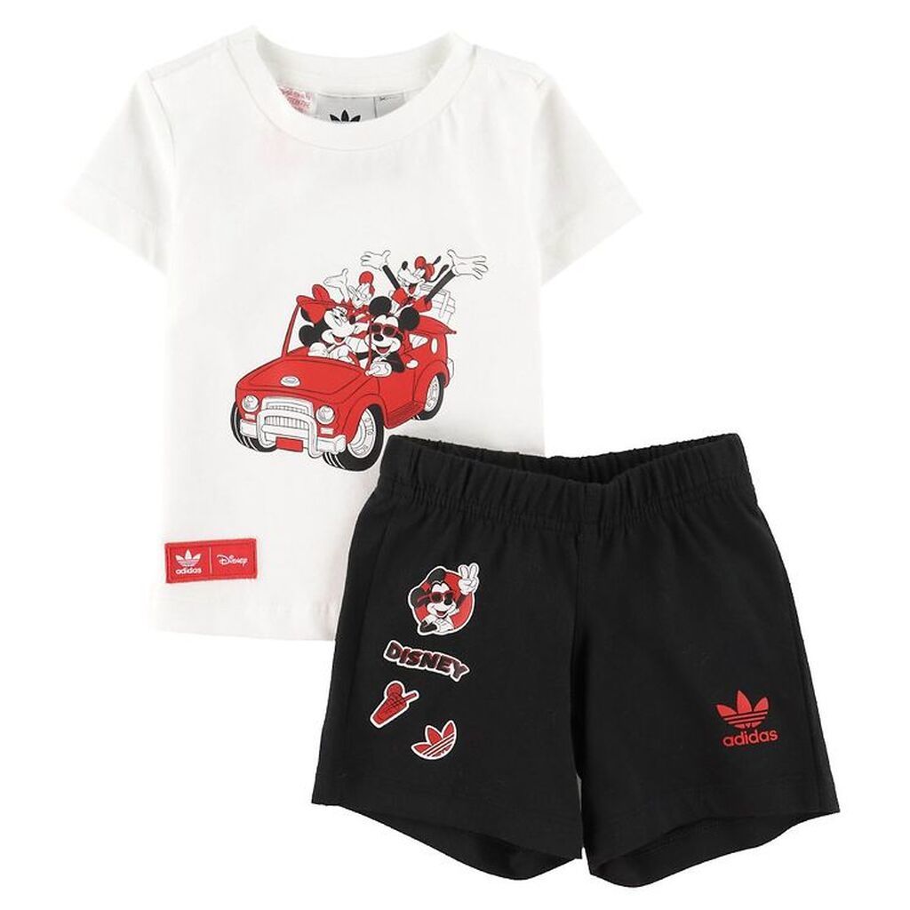 adidas Originals Sæt - T-Shirt/Shorts - White