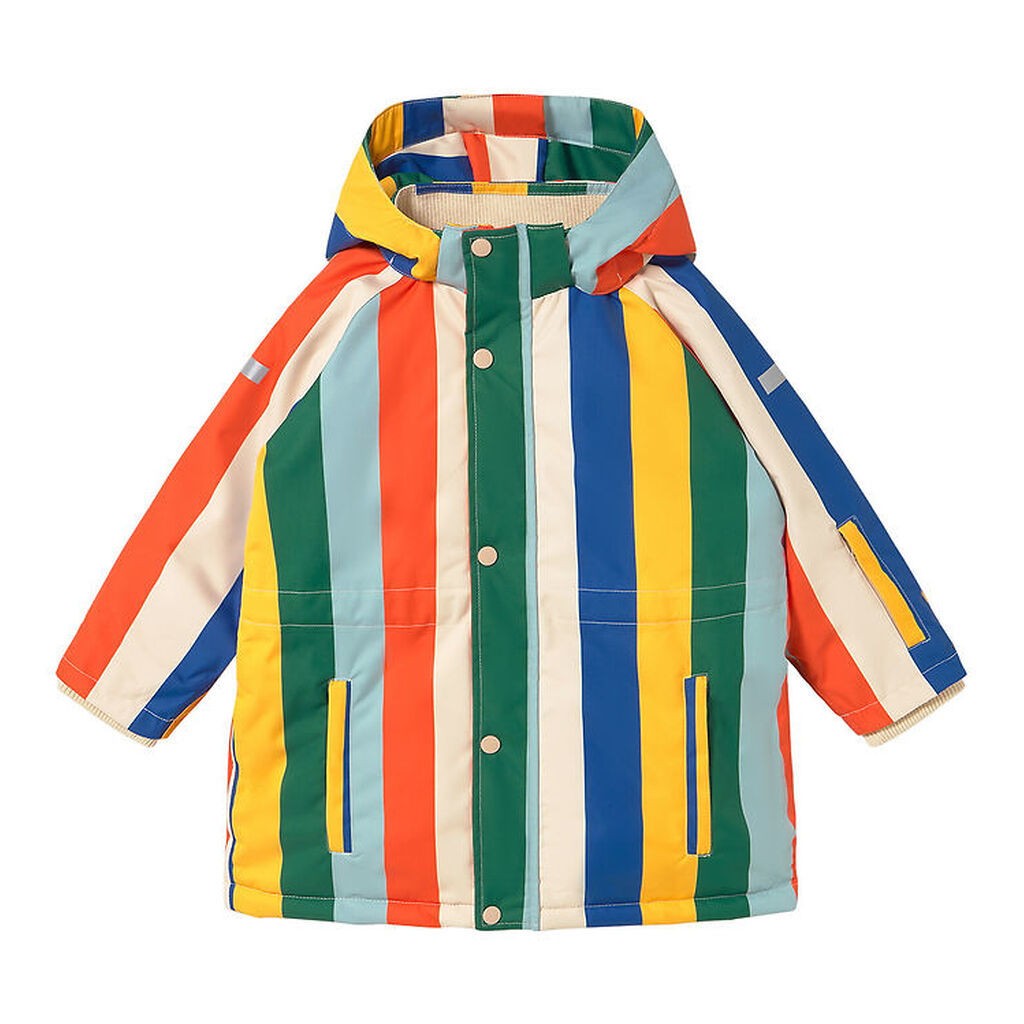 Tiny Cottons Vinterjakke - Multicolor Stripes