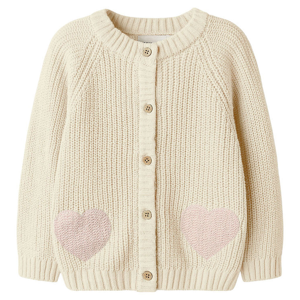 Lil' Atelier Cardigan - Strik - NmfEmlen - Turtledove