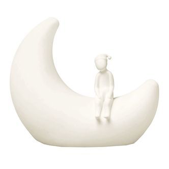 Cam Cam Lampe - Moon Night Light - Off White