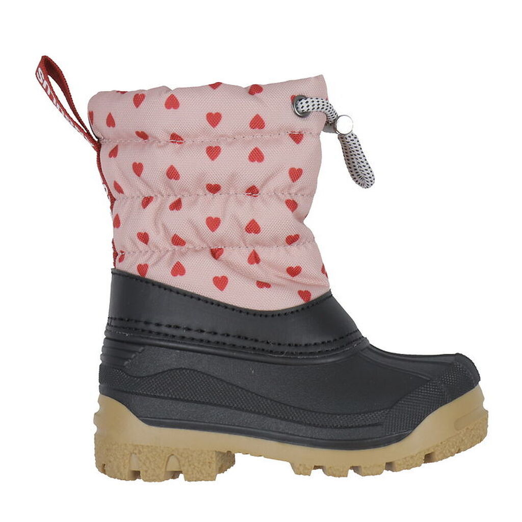 Angulus Termostøvler m. Uldfoer - Rose with Red Hearts