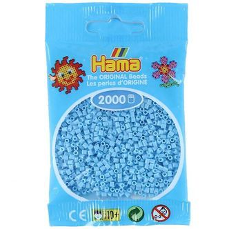 Hama Mini Perler - 2000 stk. - 46 Pastel Blå