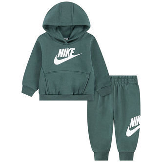 Nike Sweatsæt - Mineral Slate m. Logo