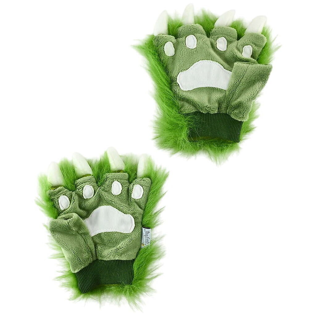 Den Goda Fen Udklædning - Dinosaur Claws - Green