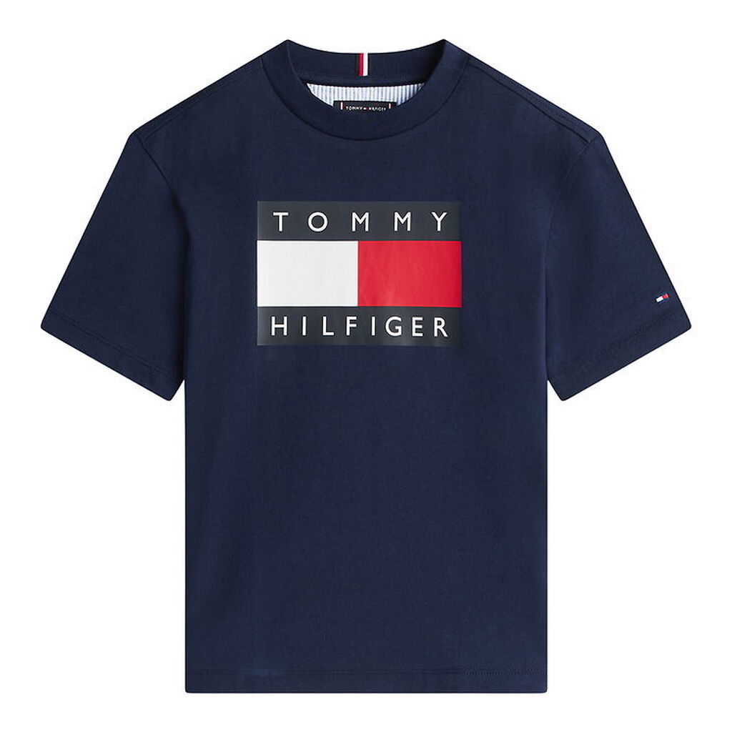 Tommy Hilfiger T-shirt - Flag Heritage - Dark Night Navy