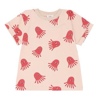 Hust and Claire T-shirt - Anton - Cement