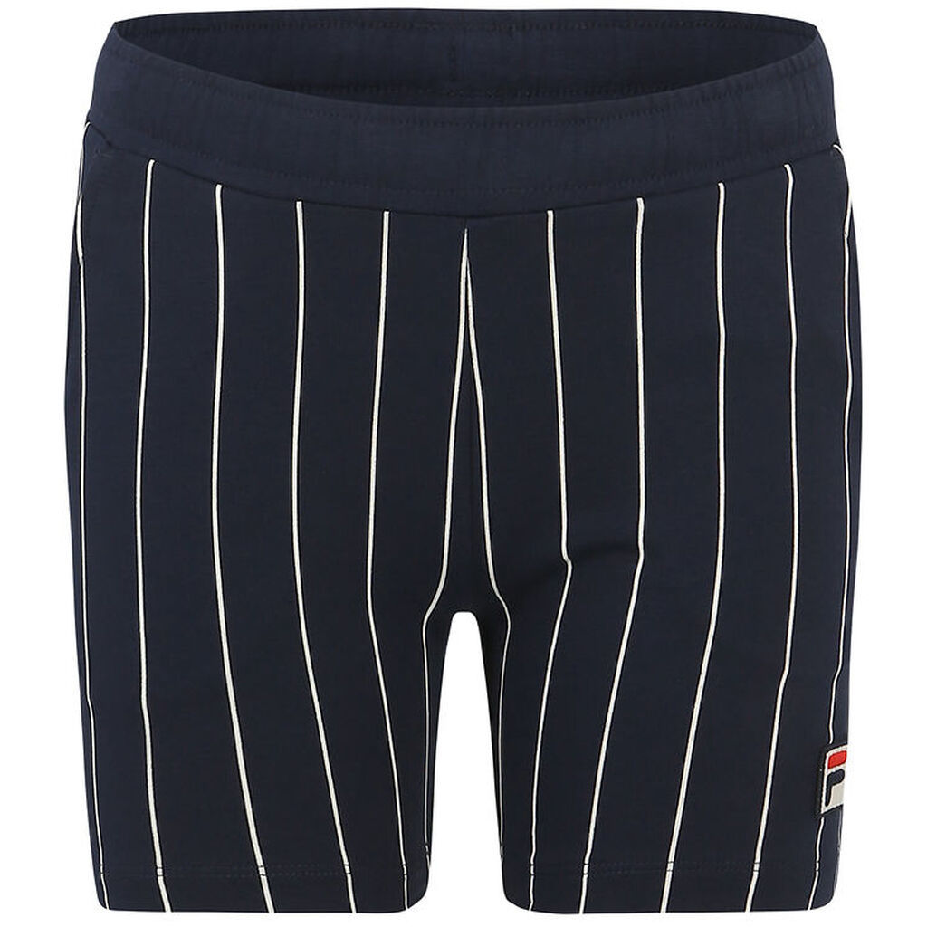Fila Shorts - Leczna - Black Iris/Bright White Striped