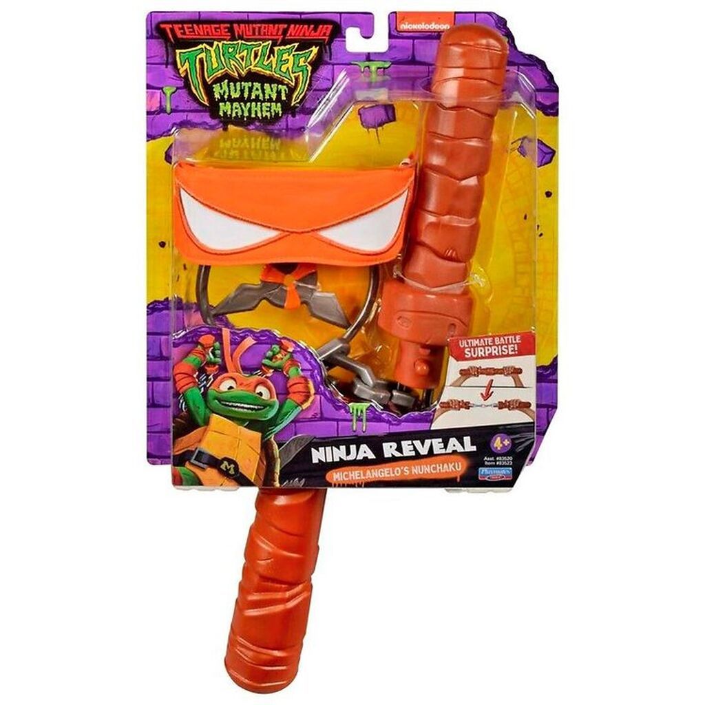 Turtles Udklædning - Ninja Reveal - Michelangelos Nunchaku
