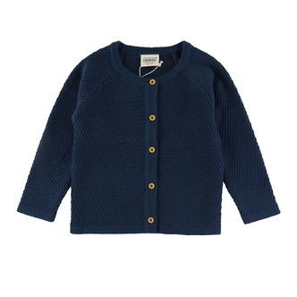 Voksi Cardigan - Uld - Poppy Blue