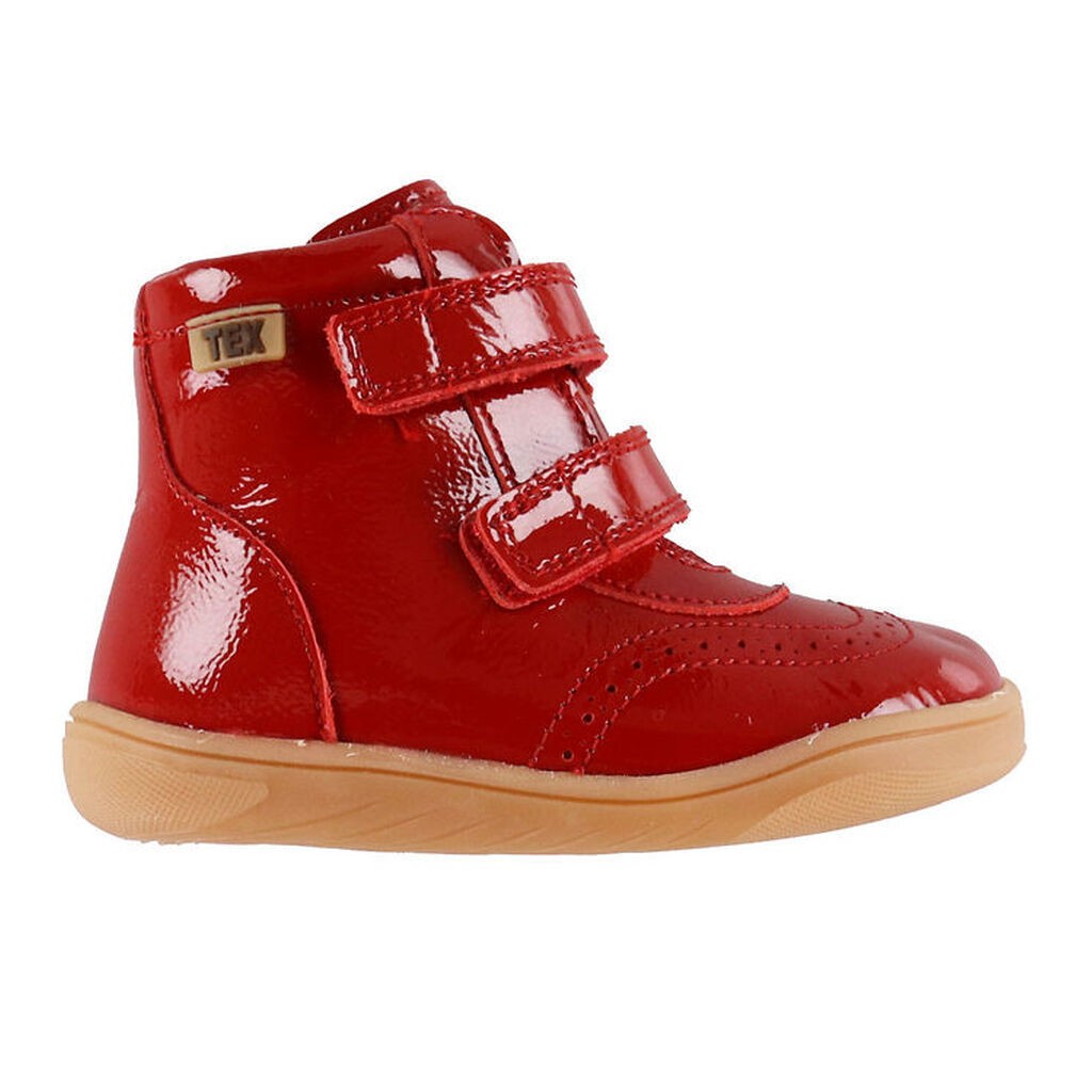 Bisgaard Vinterstøvler - Barefoot - Philine - Tex - Red Patent