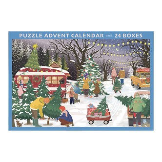Vissevasse Puslespil Julekalender - 24 Boxes - 1000 Brikker