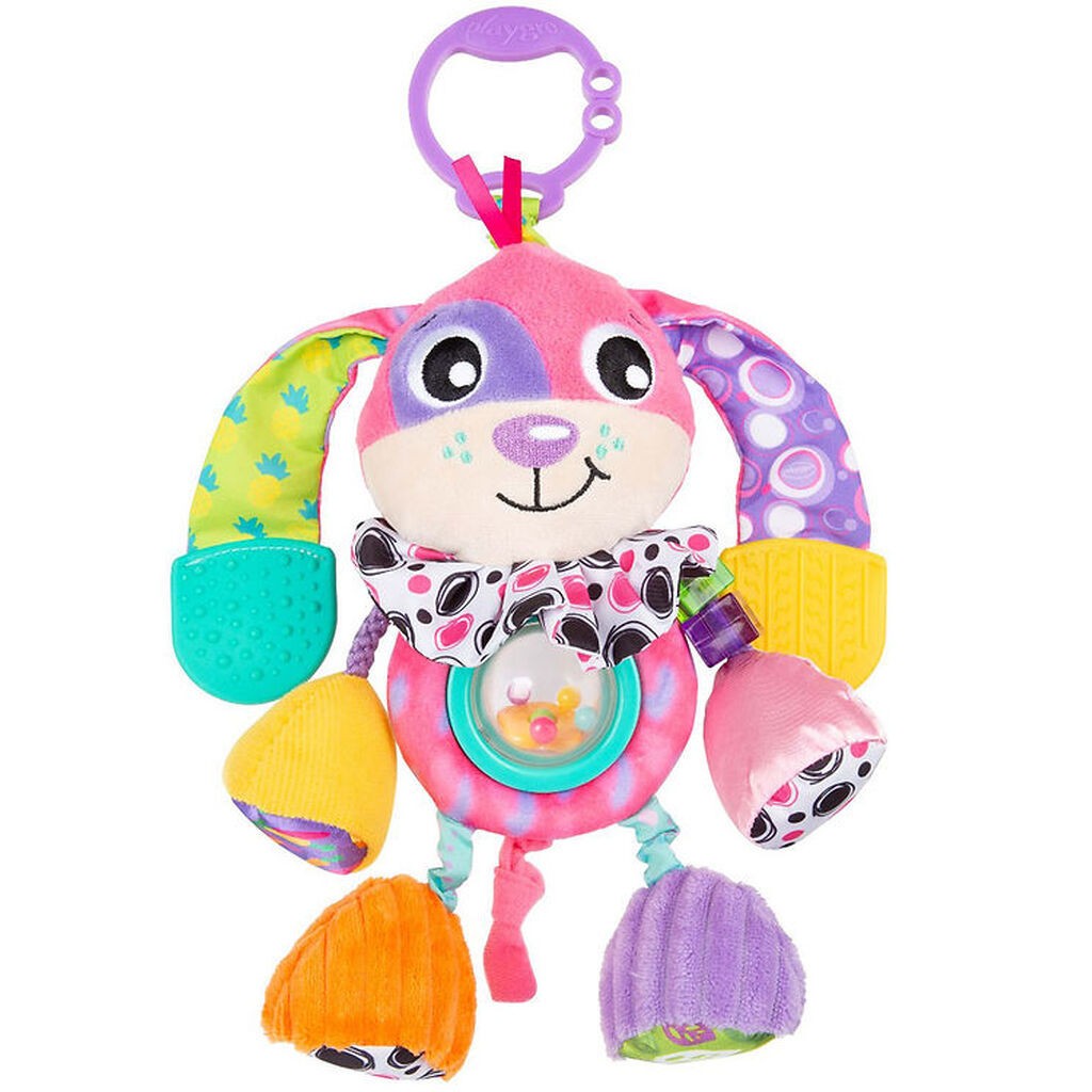 Playgro Barnevognsophæng - Dixie Aktivitesthund