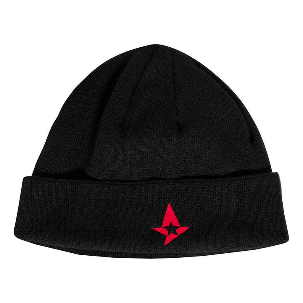 Hummel Beanie - Strik - AST Fan Red Logo - Sort