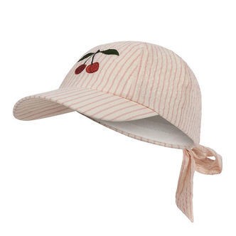 Konges Sløjd Kasket - Ellie Bow - Peony Stripe