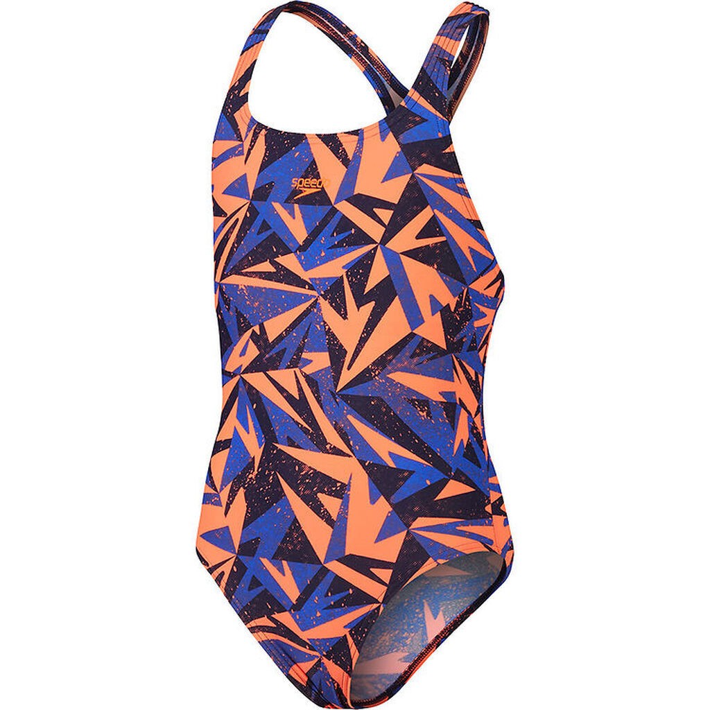 Speedo Badedragt - Hyper Boom Allover Medalist - Blå/Orange