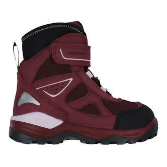 Ecco Vinterstøvler - Snow Mountain - BLACK/RED PLUM/DARK RUBY