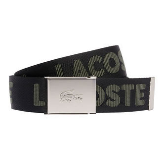 Lacoste Bælte - Jaquard Webbing - Noir Escadron