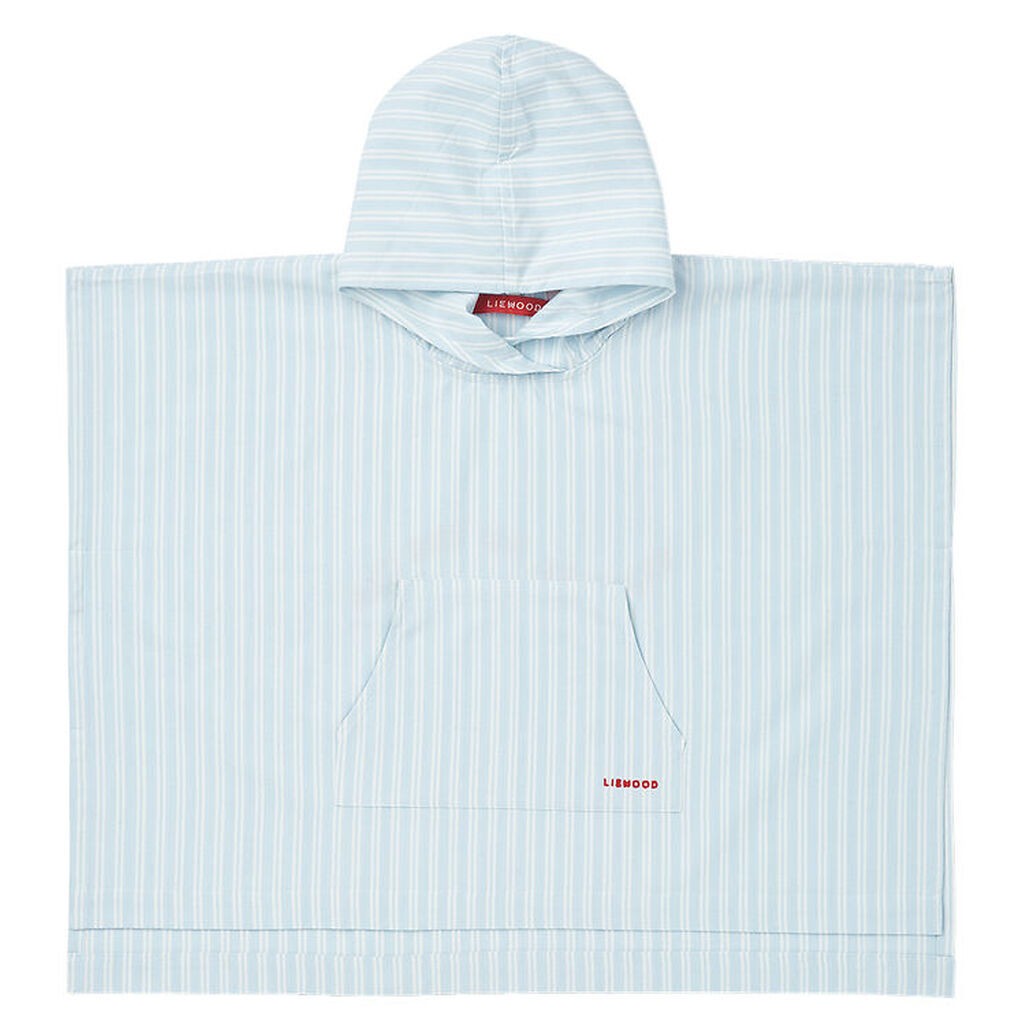 Liewood Badeponcho - Kaiden - Pure Sky/Creme De La Creme
