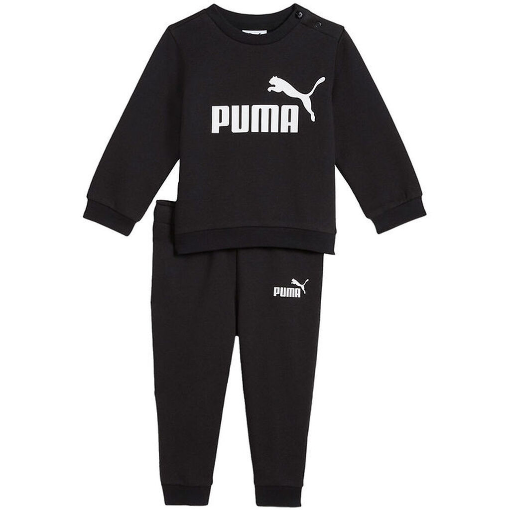 Puma Sweatsæt - Minicats Ess Crew - Sort