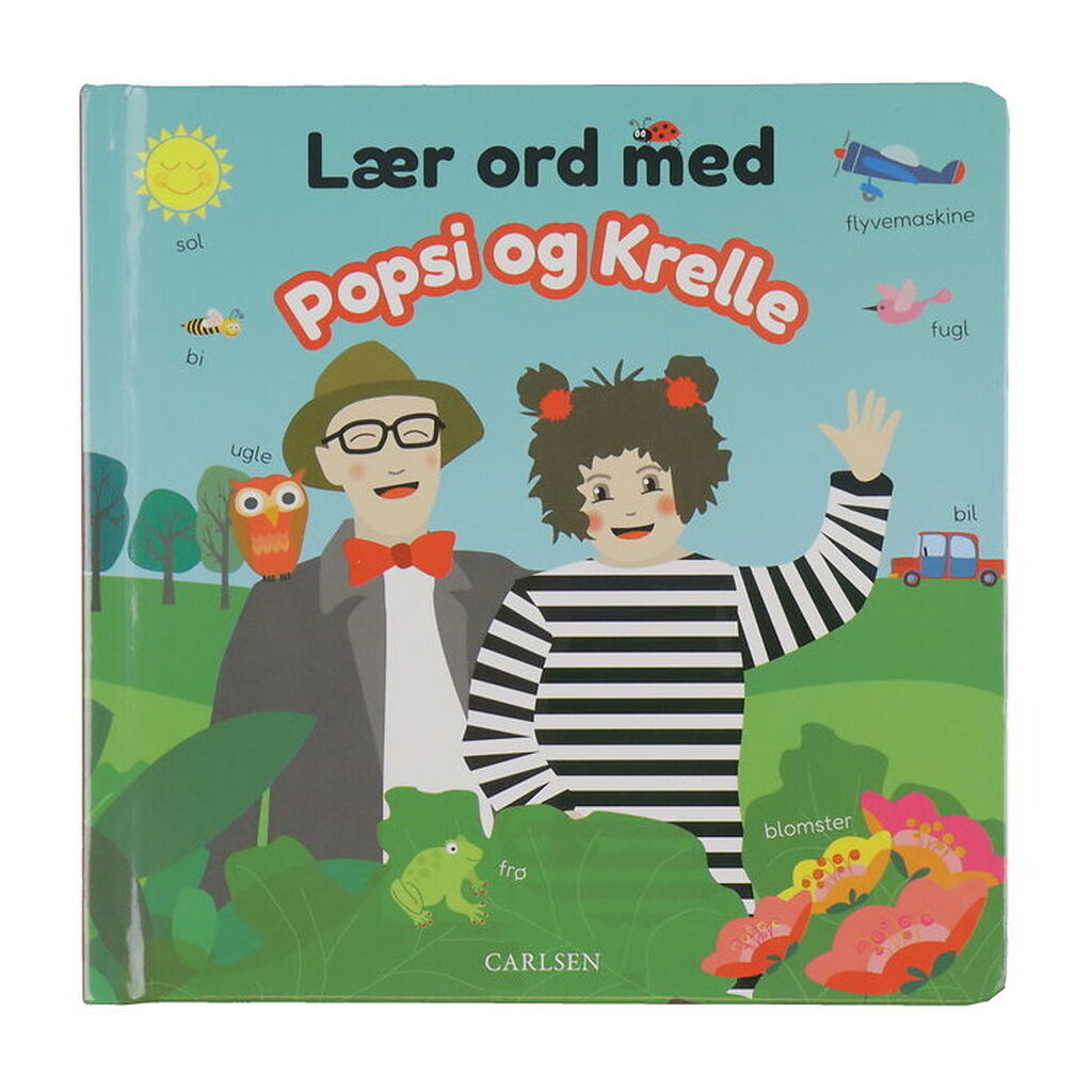 Forlaget Carlsen Billedbog - Lær Ord Med Popsi og Krelle - Dansk