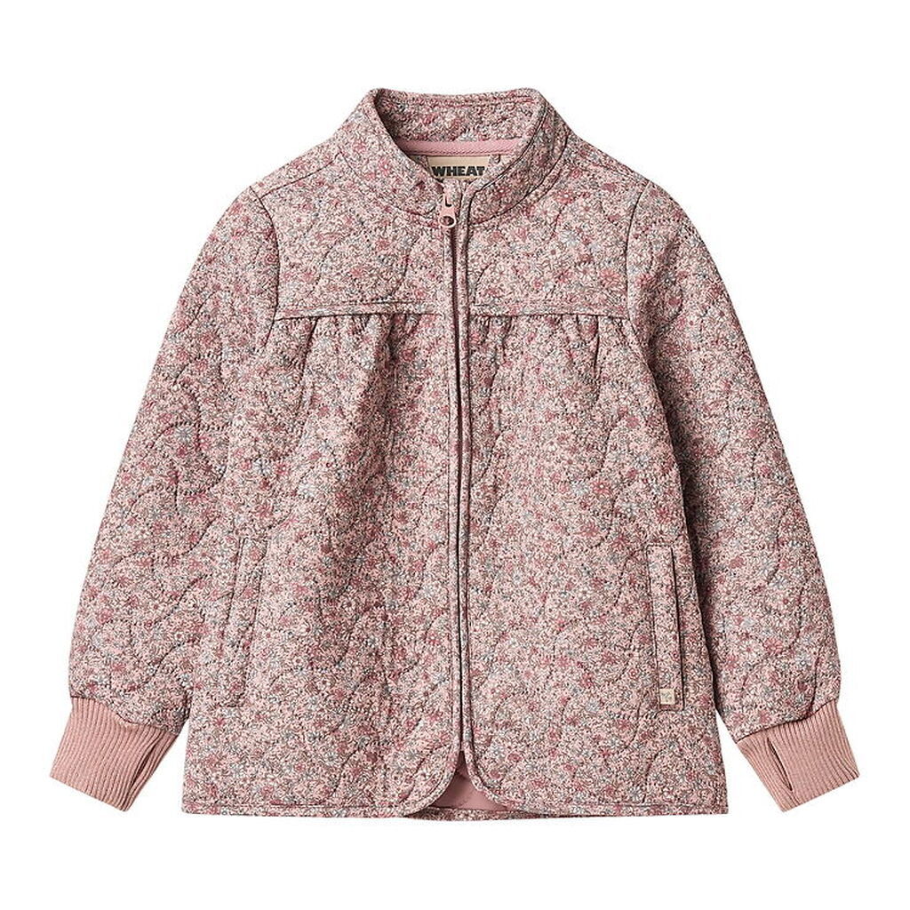 Wheat Termojakke - Thilde - Soft Lavender Flowers