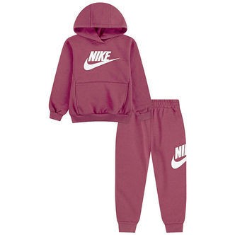 Nike Sweatsæt - Club - Sweet Beet