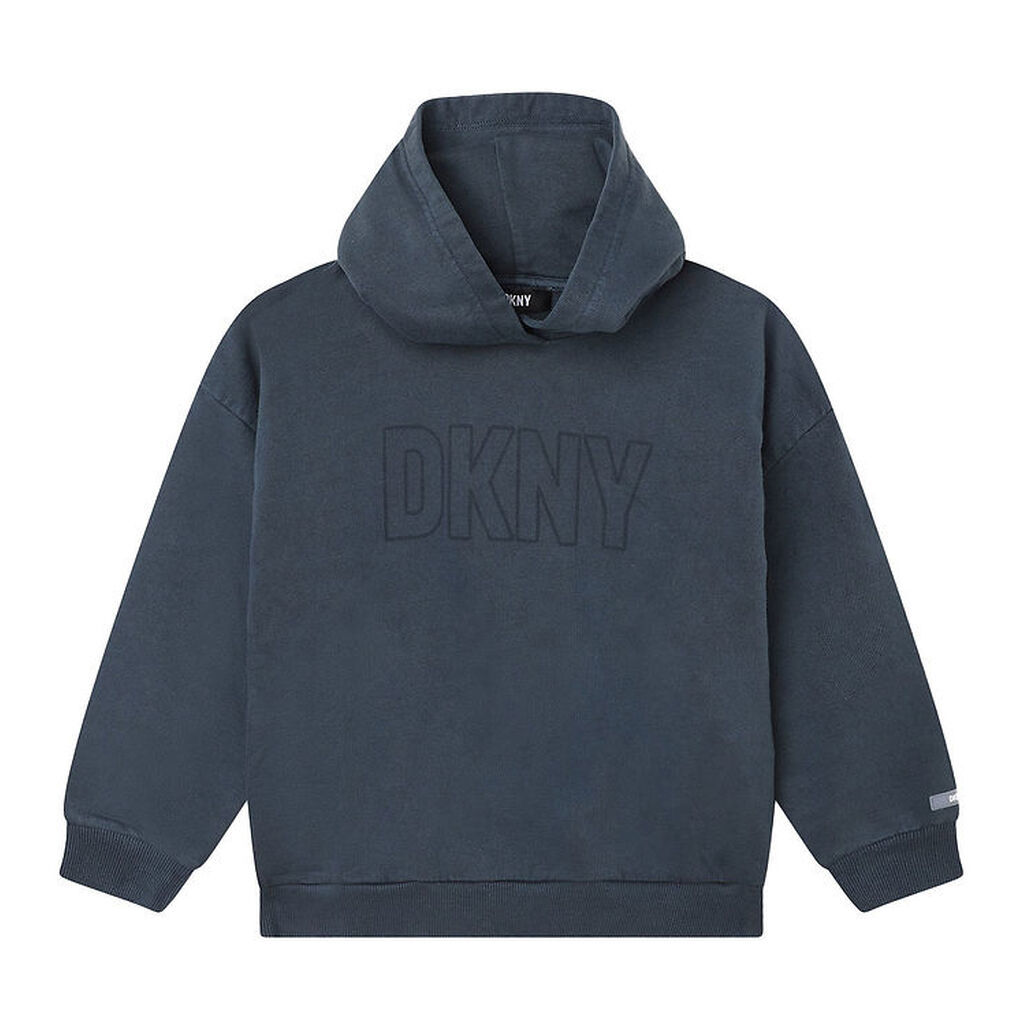 DKNY Hættetrøje - Navy m. Print