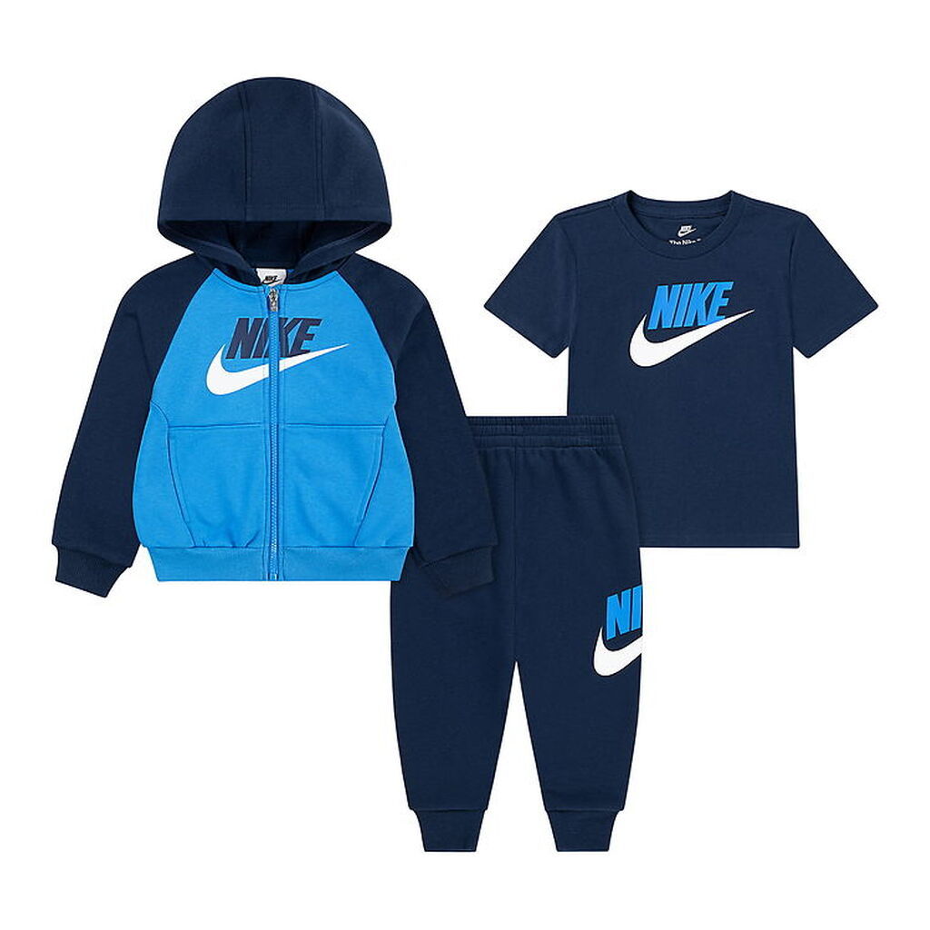 Nike Sweatsæt - Midnight Navy/Blå