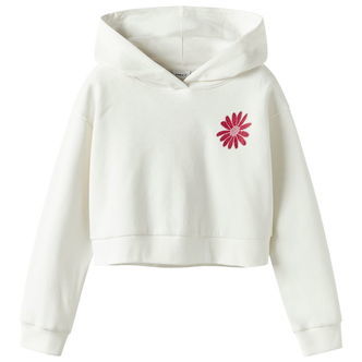 Name it Hættetrøje - NkfKory - Cloud Dancer