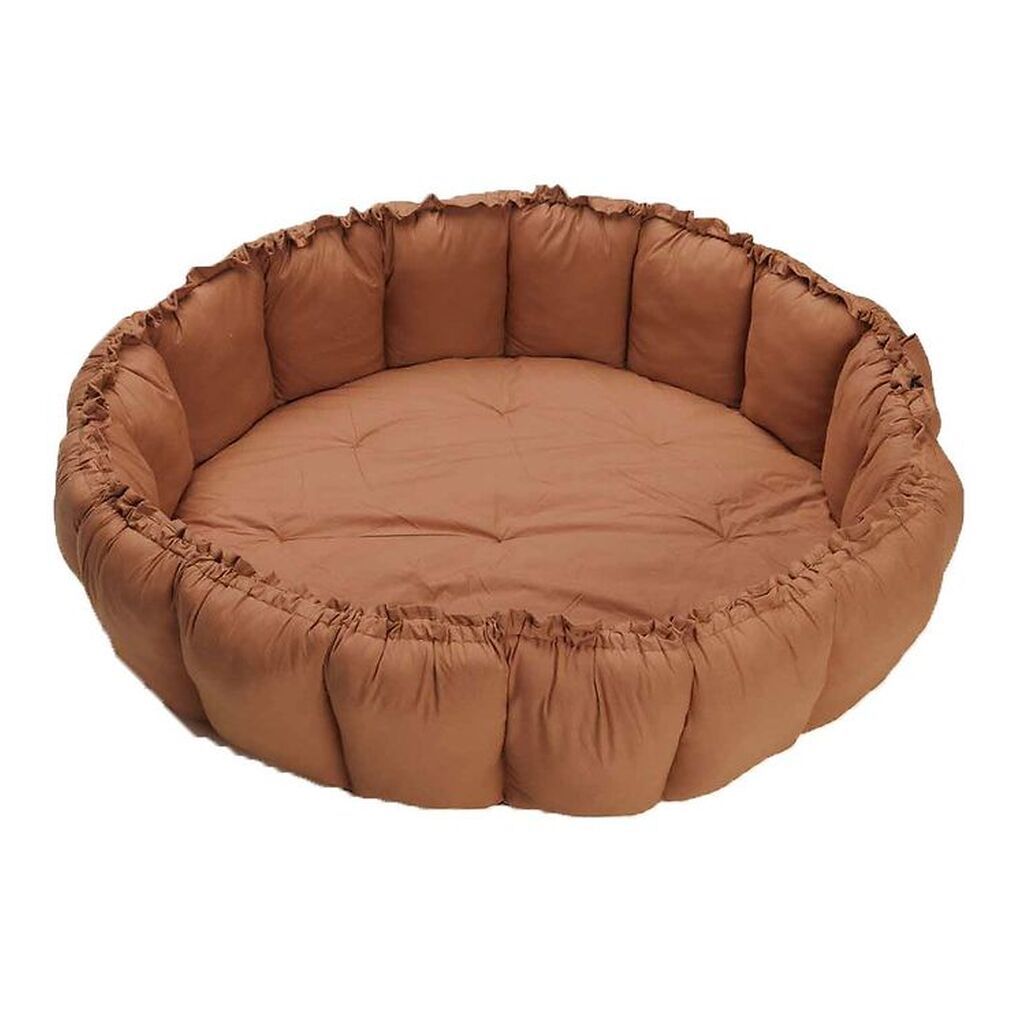 Play&Go Legetæppe - 3-i-1 - Ø130 cm - Tawny Brown