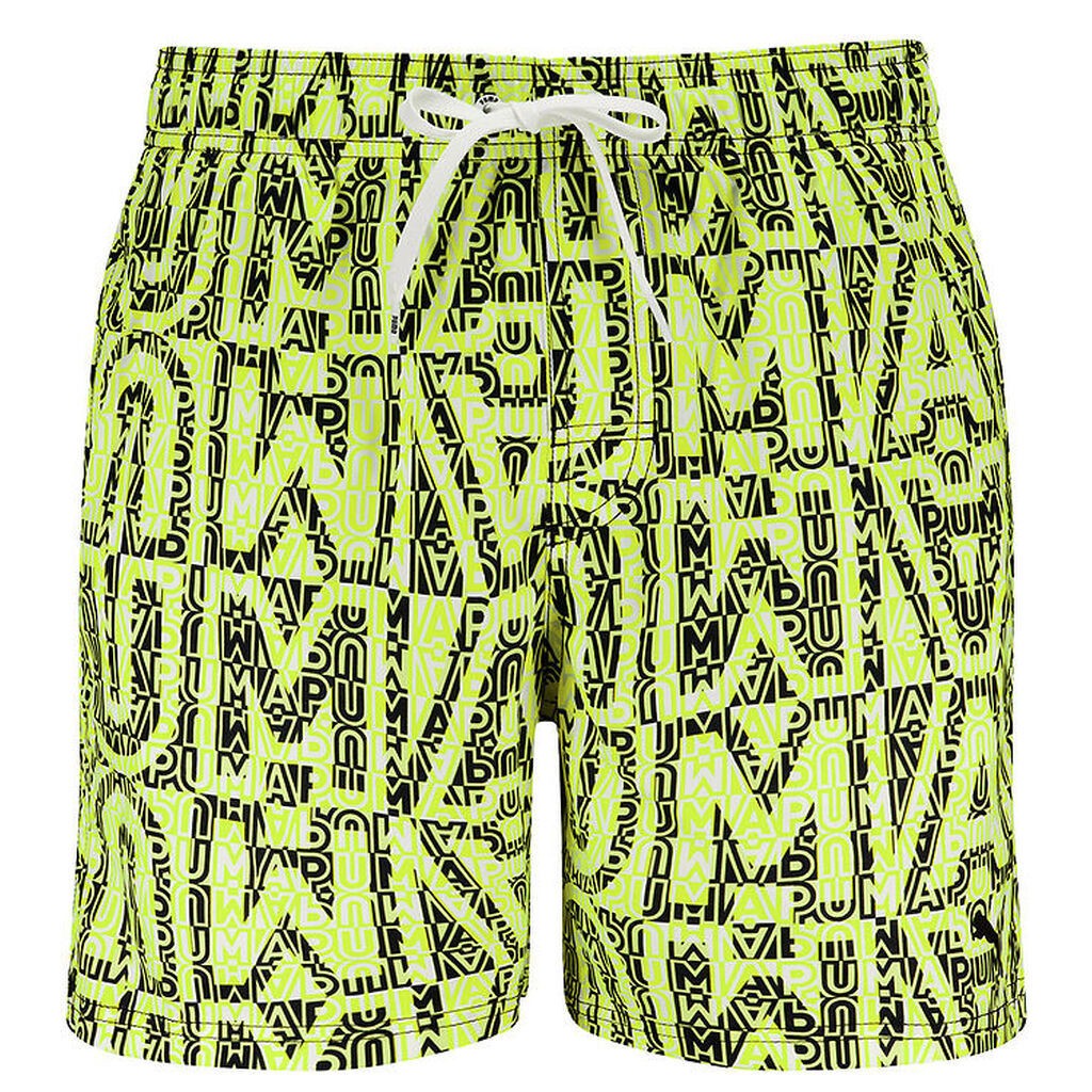 Puma Badeshorts - Lemon/Sort