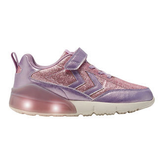 Hummel Sko m. Lys - Daylight Glitter JR - Sea Fog