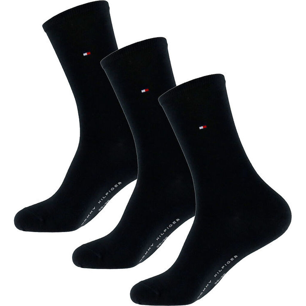 Tommy Hilfiger Strømper - 3-pak - Sort