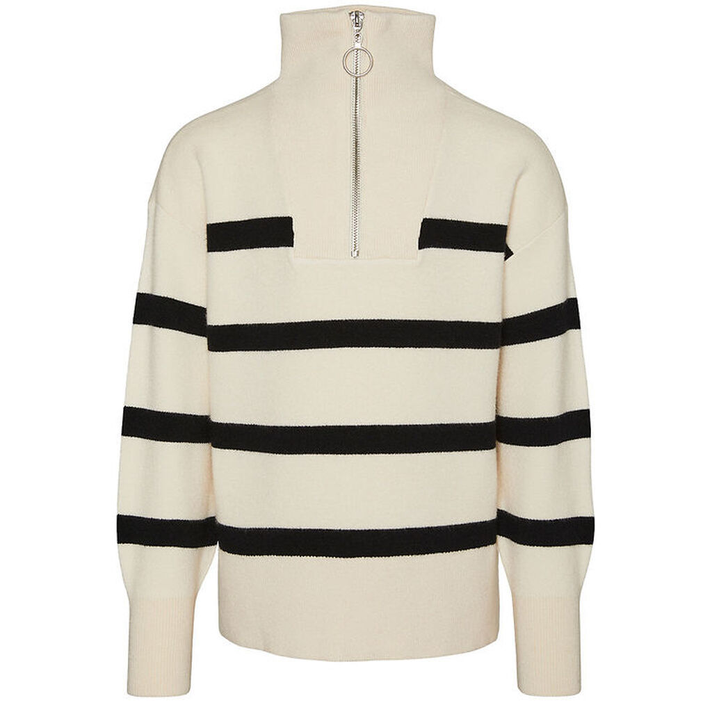 Vero Moda Girl Bluse - Strik - VmSaba - Birch/Black