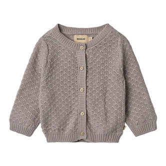 Wheat Cardigan - Strik - Magnella - Dusty Purple